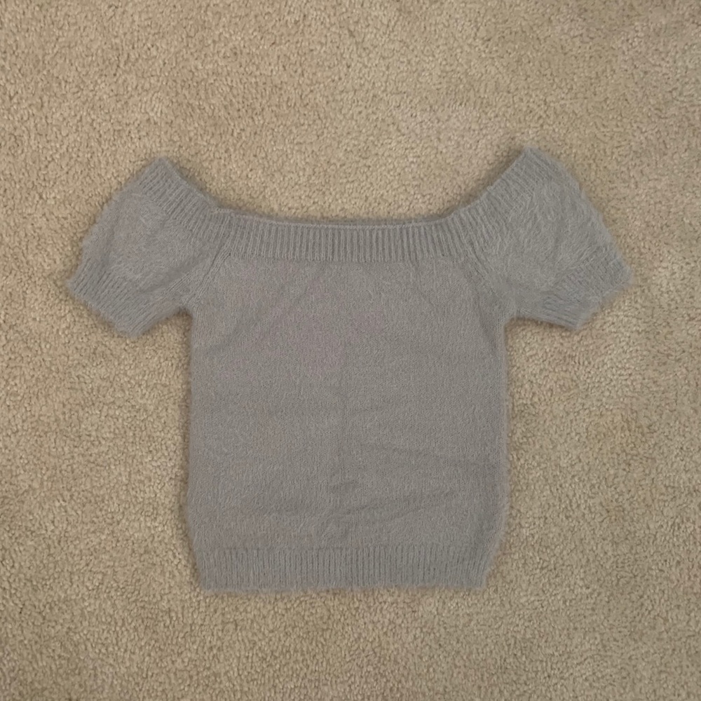 Off Shoulder Cropped Top